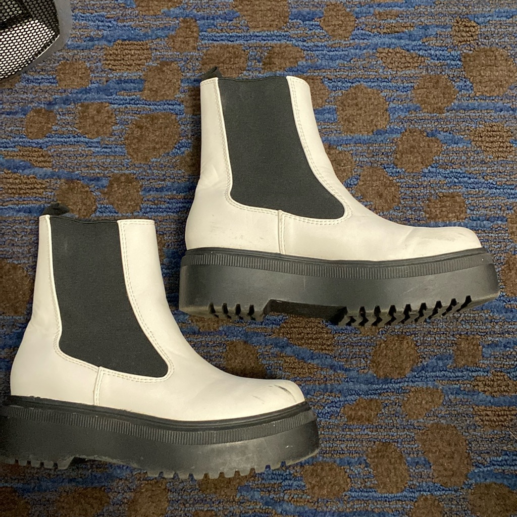 White Platform Boots